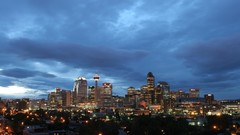 Night clouds lights cities skies cityscapes