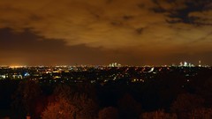 Night clouds lights London panorama cities skies cityscapes 