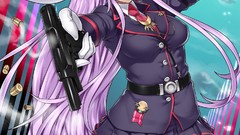 Night clouds moon weapons Guns smoke Army tie hats military red 