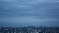 Night clouds Paris France cityscapes Montmartre