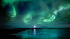 Night cold skyscapes