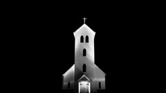 Night colors iceland churches