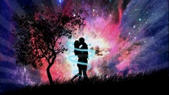 Night couple kissing have any does