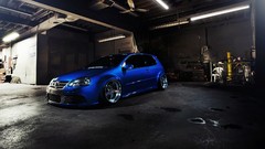 Night dark cars Garages Volkswagen vehicles Volkswagen golf R