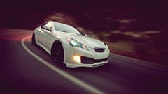 Night dark cars Photographers roads Hyundai Korean hyundai 