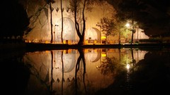 Night dark historic mirrors iran Kermanshah