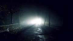 Night dark lights roads flash light