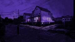 Night dark love moon purple eclipse horror moonlight Villages 