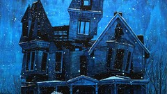 Night dark moon Wolves eclipse horror moonlight ghosts artwork 