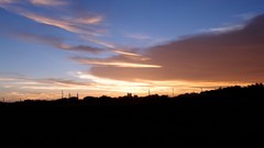 Night dawn Roof roofs outdoors night view rooftops suns morning 