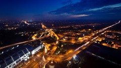 Night design lights roads colors cityscapes