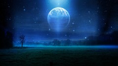 Night digital art mist