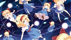 Night dolls Anime dress Shanghai red eyes blondes blush long 