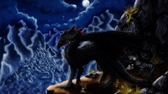 Night Dragons vampire fantasy art