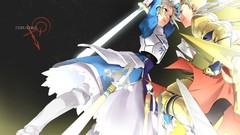 Night dress armor blondes green eyes fate zero gilgamesh fate 