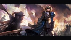 Night dress armor saber anime girls fate stay night fate series