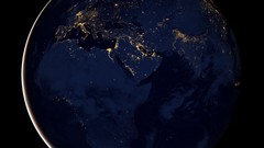 Night Earth outer space