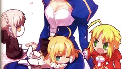 Night fate stay night saber lily artwork fate series Saber 