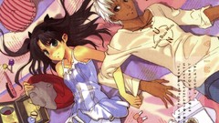 Night fate stay night tohsaka rin emiya shirou artwork Archers 