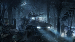 Night forests halo warthog