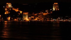Night fortress Istanbul
