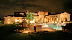 Night Garden House architecture swimming pools