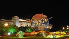 Night Garden palace tropical cityscapes