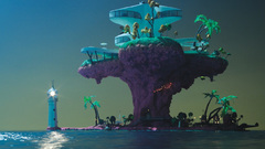 Night gorillaz Islands