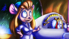 Night hangar mice gadgets artwork Gadget Hackwrench