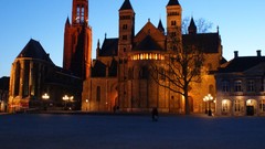 Night holland cityscapes maastricht