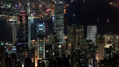 Night Hong Kong shot skylines imagine