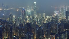 Night Hong Kong The Dark Knight cityscapes skylines