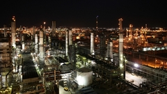 Night industrial plants