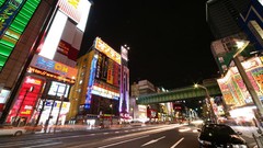 Night Japan cities Akihabara