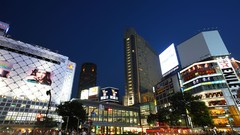 Night Japan cities cityscapes Shibuya