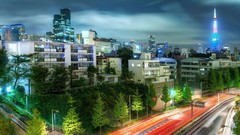 Night Japan Tokyo cities