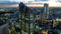 Night Japan Tokyo cities