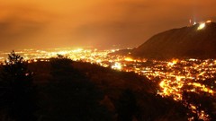 Night lakes romania aurora borealis waterscapes Brasov