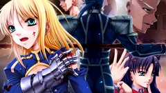 Night Lancer tohsaka rin emiya shirou fate series Archer 