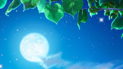 Night leaves moon Kagaya