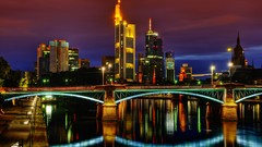 Night light architecture buildings cityscapes