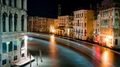 Night light Italy venice colors rivers long exposure