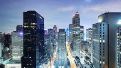 Night light Skyscrapers