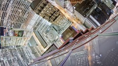 Night light Skyscrapers cars buildings cities streets