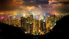 Night light Tokyo cityscapes skyscapes