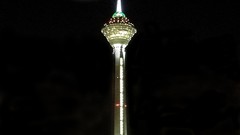 Night light tower iran tehran Milad Tower-Tehran