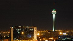 Night light tower iran tehran Milad Tower-Tehran