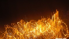 Night lights abstract