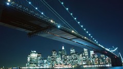 Night lights Bridges cities