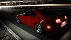 Night lights cars Toyota supra